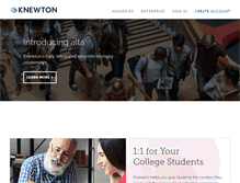 Tablet Screenshot of knewton.com